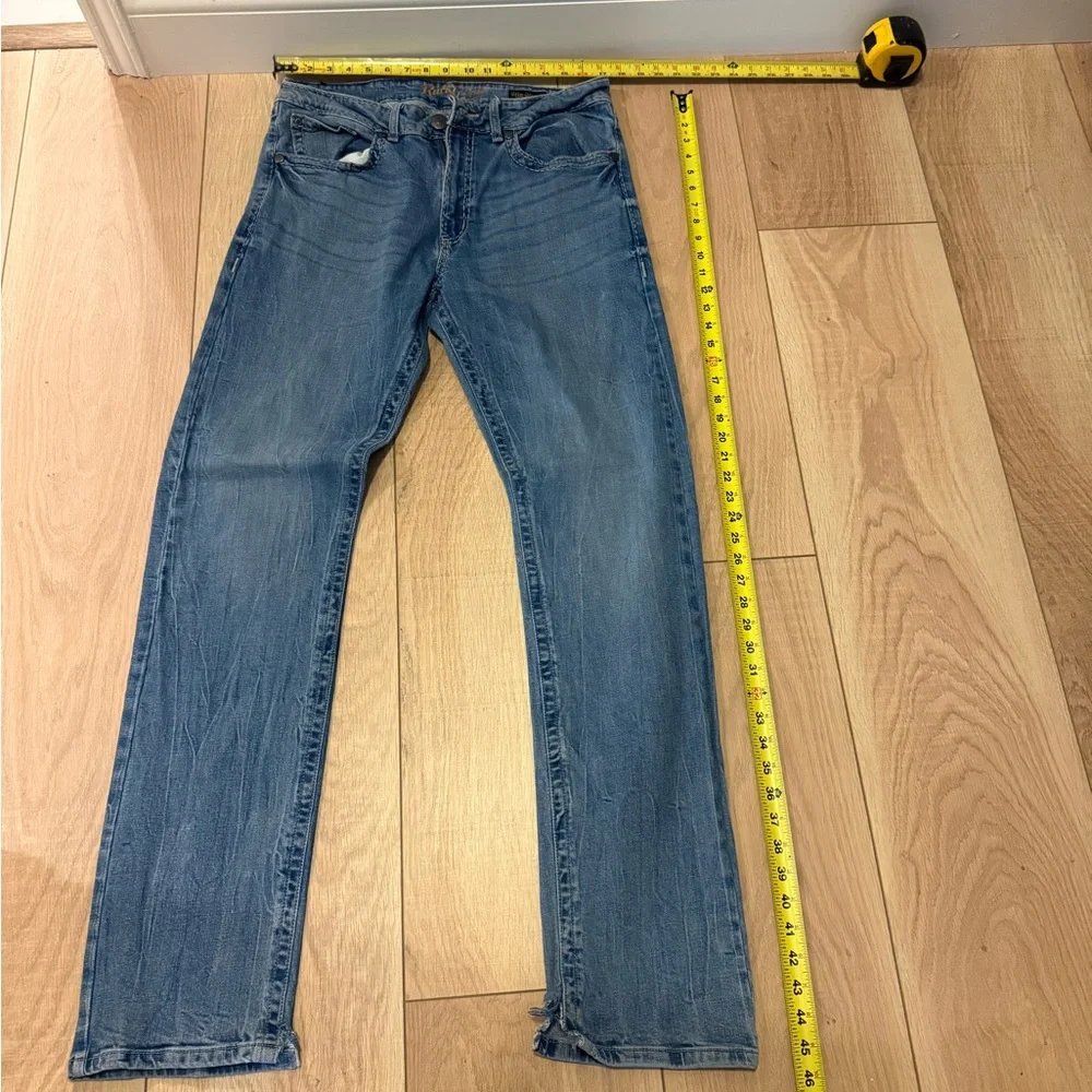 💙👉🔥Men’s Wrangler Rock 47 Slim Straight Jeans | Light Wash Denim 34x36
